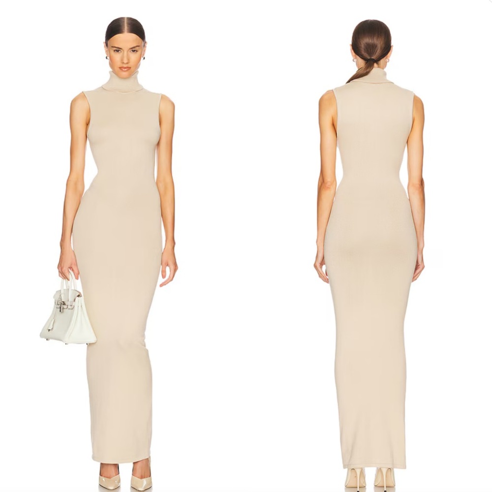 Helsa Aadi Knit Maxi Dress in Clay Size Medium NEW! New with tags!
